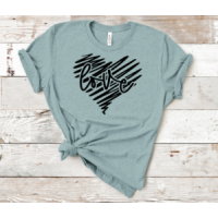 Strijkapplicatie love heart